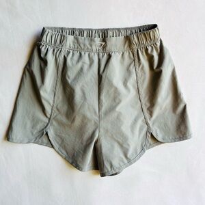 Gymshark Women's Light Olive Training Shorts